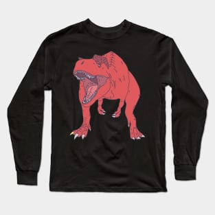 Albertosaurus - Extinct Fossil - Bipedal Predator Long Sleeve T-Shirt